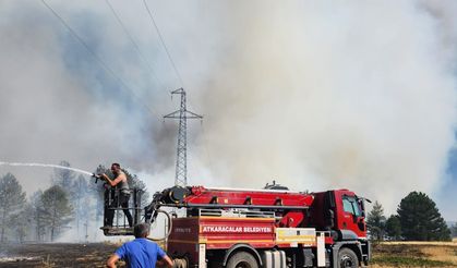 Çankırı’da çıkan orman yangını kontrol altına alındı