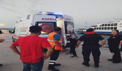 Kadın yolcunun feribottan atladığı anlar kamerada