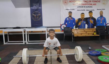 Şırnaklı Sefkan, 12 günde 1 Avrupa, 3 Türkiye rekoru kırdı