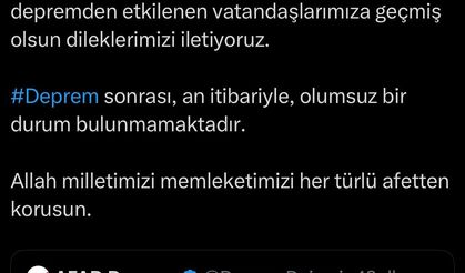 Tokat'ta 4.0 büyüklüğünde deprem