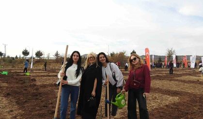 Kilis’te "Çiftçiye Hayat Olsun" projesinde 10 bin fidan toprakla buluştu