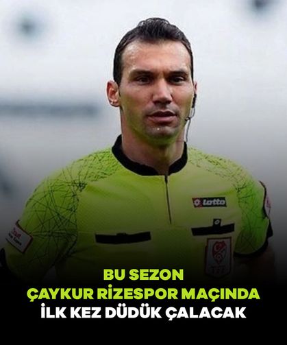 Çaykur Rizespor, Başakşehir Karşılaşmasının Hakemi Belli Oldu