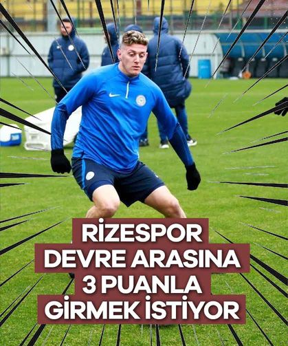 Rizespor Araya Kazanarak Girmek İstiyor