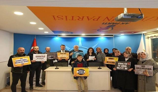 Bayburt Kadın Kolları: 'AK Parti Olarak Kadına Yönelik Şiddetle Mücadelede 21 Yıldır Kararlı Bir Duruş Sergiliyoruz'