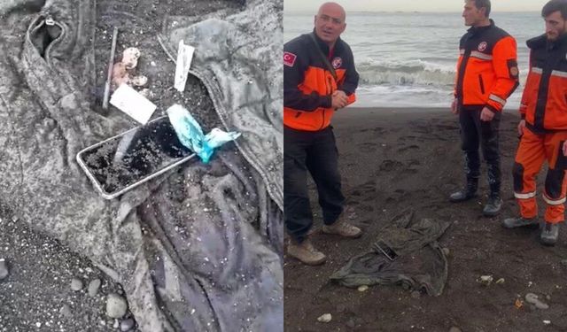 Trabzon’da Dalgalara Kapılan Lise Öğrencilerinden Birine Ait Olduğu İddia Edilen Mont, Cep Telefonu ve Kalem Bulundu