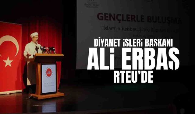 Erbaş, Gençlerle Bir Araya Geldi