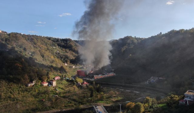 Giresun’da Balık Tesisinde Yangın