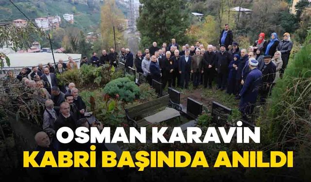 Osman Karavin Kabri Başında Anıldı