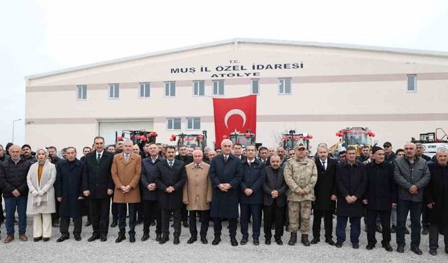 Muş’ta karla mücadele için 9 araç alındı