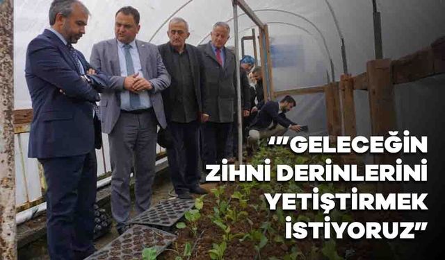Rize'de ‘Minik Çiftçiler Serası' Yeni Çiftçiler Yetiştirecek