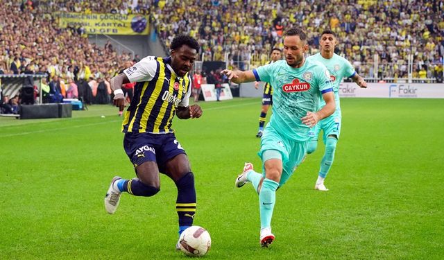Çaykur Rizespor ile Fenerbahçe 44.Kez Karşılaşacak