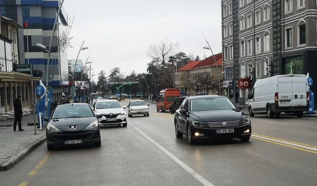Erzurum’un araç varlığı 150 bin eşiğinde