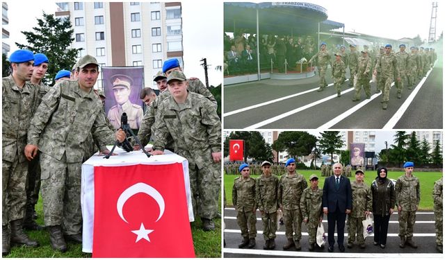 Trabzon ve Çevre İllerde Engelli Bireyler Temsili Askerlik Yaptı