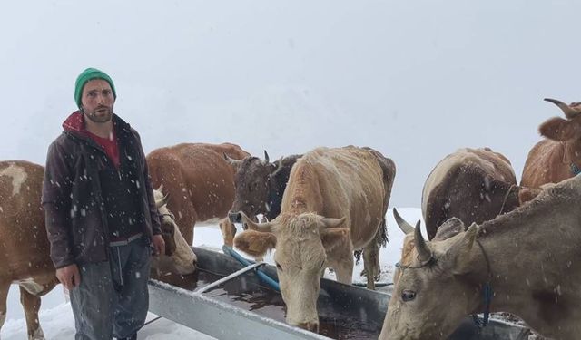 Bayburt’ta Besicilerin Karla Mücadelesi