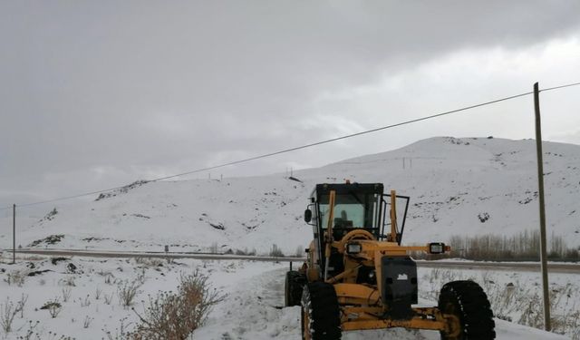 Van'da kar nedeniyle 163 yerleşim yerinin yolu kapandı