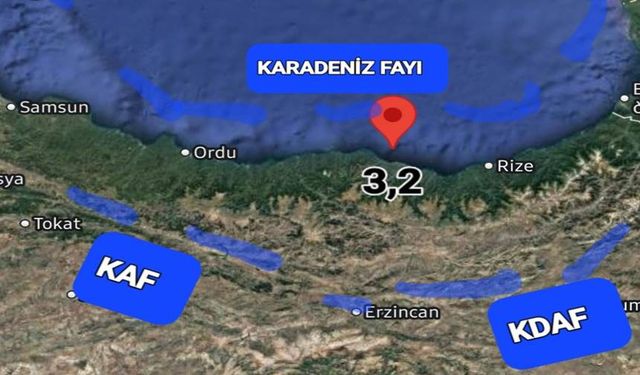 Karadeniz Sahili için Deprem Uyarısı