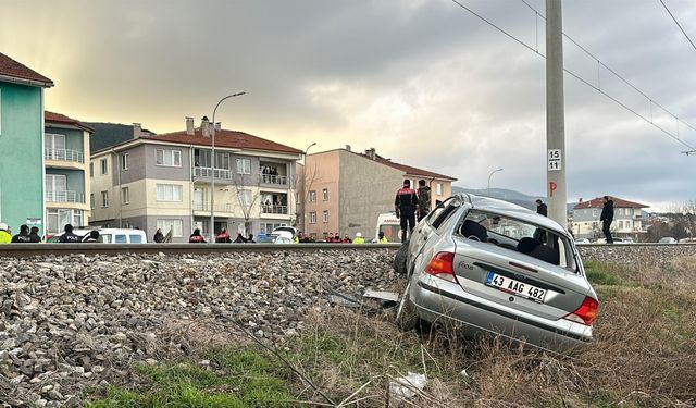 Polisten kaçan alkollü sürücü otomobille takla attı