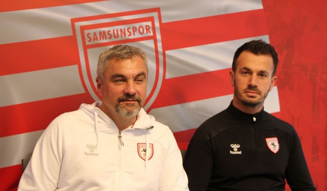 Samsunspor Teknik Direktörü Reis: Hedefimiz takımın en iyi sezonuna imza atmak