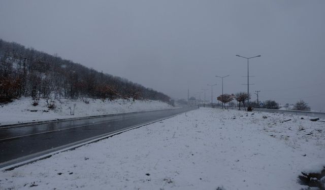 Karlıova'da 5 köy yolu kar yağışı nedeniyle ulaşıma kapandı (2)