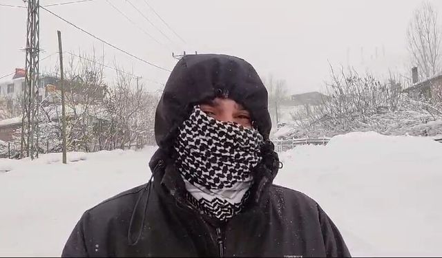 Karlıova'da kar kalınlığı 60 santimi buldu; 38 köy yolu ulaşıma kapandı