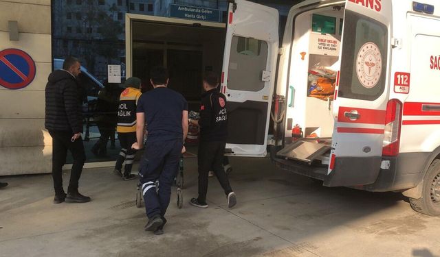 Köpeğe çarpmamak için manevra yaptı; devrilen otomobilde 2'si ağır 3 kişi yaralandı
