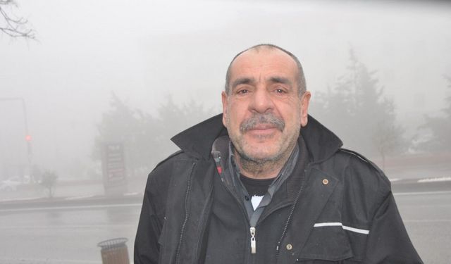 Mardin'de yoğun sis; görüş mesafesi 15 metrenin altında düştü