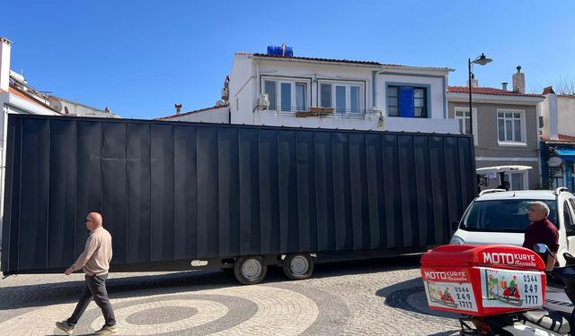 Bozcaada'da mobil yapıların tüm altyapı hizmetleri durdurulacak