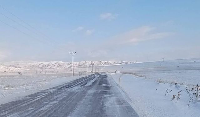 Malatya'da kar yağışı; Arapgir'de eğitime ara