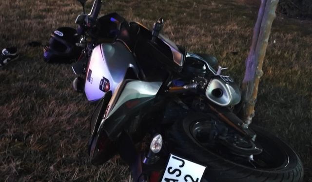 Mardin'de refüje çarpan motosikletin sürücüsü yaralandı