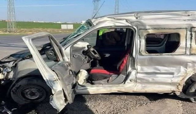 TIR’la çarpışan hafif ticari aracın sürücüsü öldü