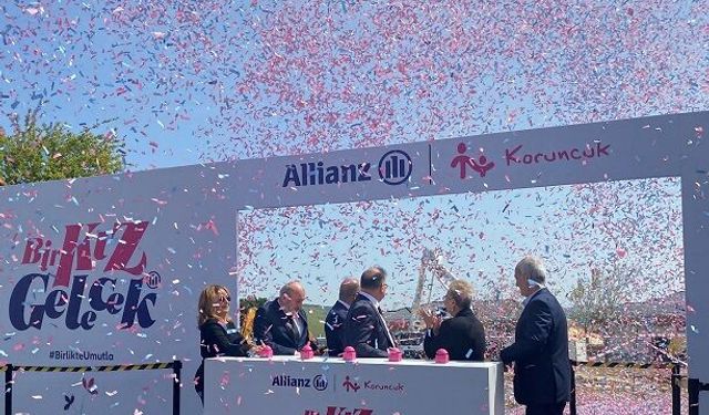 Allianz Türkiye ve Koruncuk Vakfı’ndan kız çocuklarına destek: Yeni yurt binasının temeli atıldı