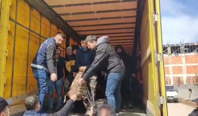 Amasya’da TIR’ın dorsesinden 10 kaçak göçmen çıktı; 1 gözaltı