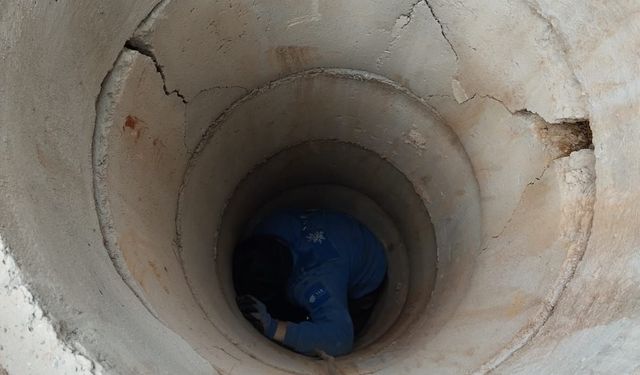 Bodrum’da 4 metrelik kuyuya düşen işçiyi itfaiye kurtardı
