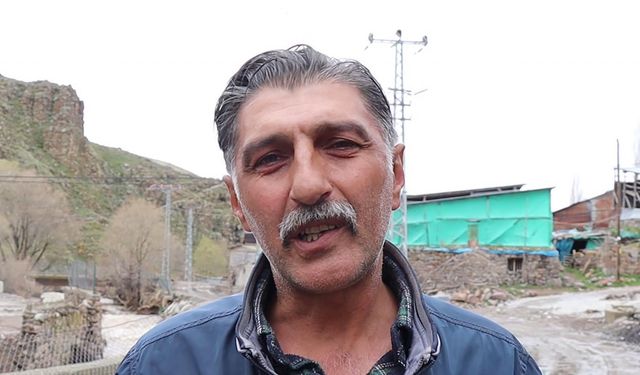 Erzurum'da dere taştı;  geçen sene yapılan koruma çalışmaları zarar gördü