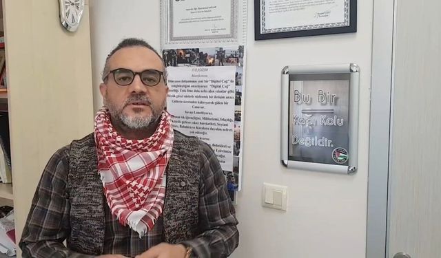 Gazze’de yaşananlara sanatıyla dikkat çekti