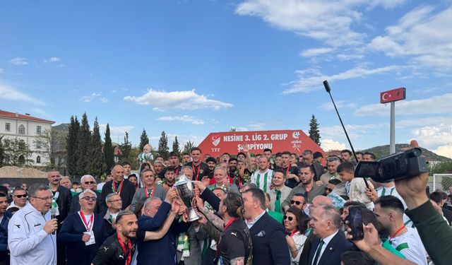 Muğlaspor şampiyonluk kupasına kavuştu