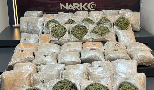 Otomobildeki 39 kilo uyuşturucuyu ‘Linda’ buldu
