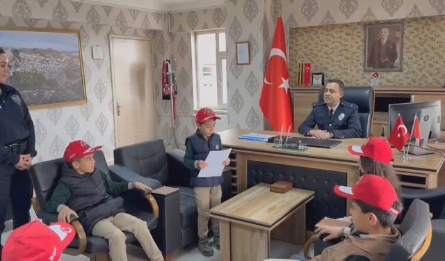 Polislik hayallerini 1 günlüğüne gerçekleştirdiler