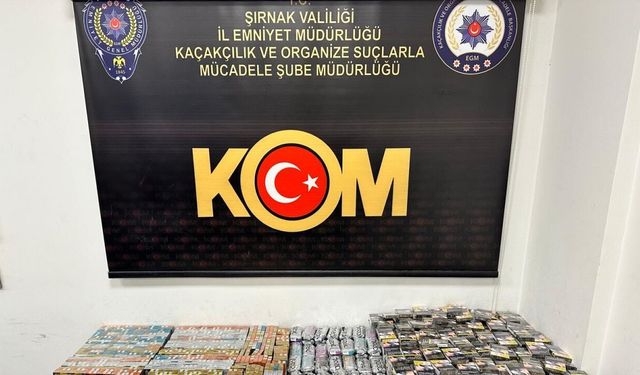 Şırnak'ta 11,5 kilo kaçak altın ele geçirildi