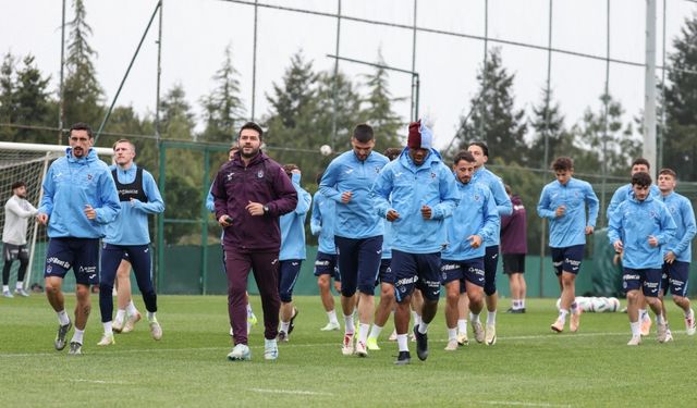 Trabzonspor, Göztepe maçı hazırlıklarını sürdürdü