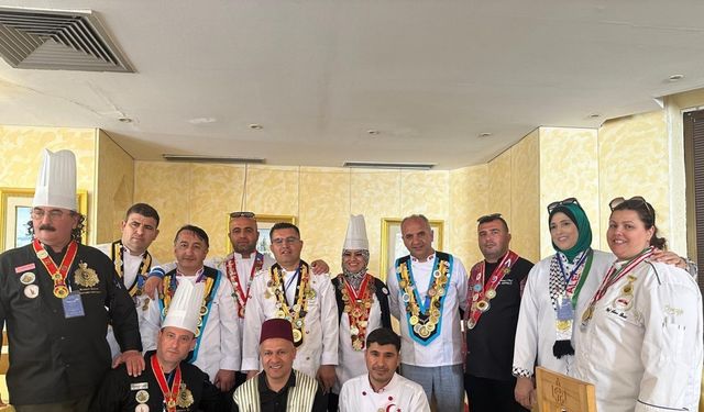 Türk aşçılar Tunus'ta birinci oldu