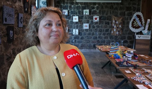 Atıktan sanata kadın eli değdi