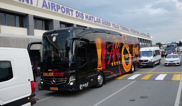 Galatasaray kafilesi, Trabzon'da
