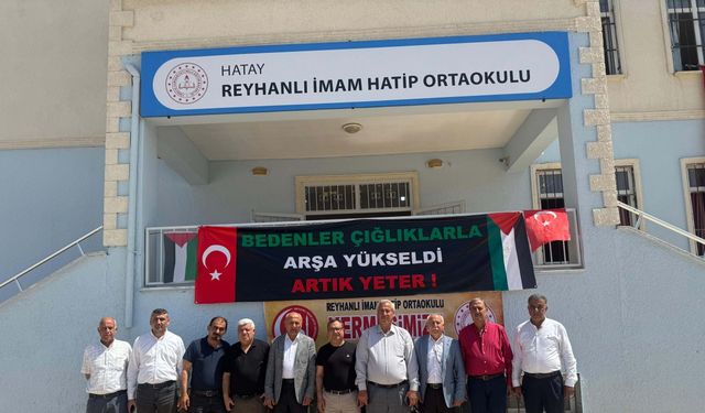 Hatay'da Filistin için hayır kermesi düzenlendi