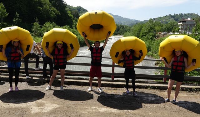 Karadeniz turizminde 'rafting' atağı
