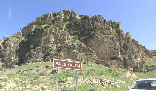 Tarihi Palu Kalesi'nde arkeolojik kazılar başladı