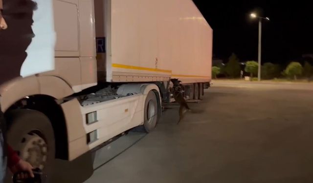 TIR'ın dorsesinde 101 kilo uyuşturucu ele geçirildi; 4 gözaltı