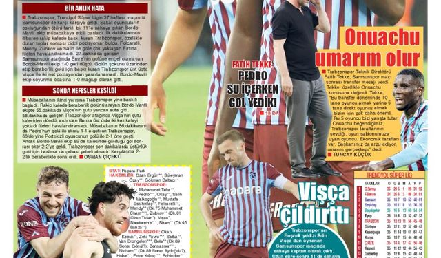 Trabzonspor gülmeyi unuttu