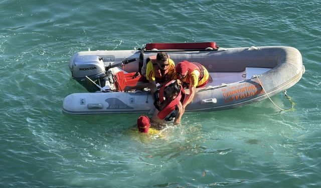 Bartın'da cankurtaranlar tatbikatla göreve başladı