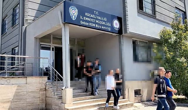Kocaeli'de tefeci operasyonunda 4 tutuklama
